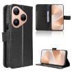 Huawei Pura 80 5G Black Diamond Texture Leather Phone Case - 1