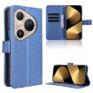 Huawei Pura 80 Pro 5G/Pro+ 5G Blue Diamond Texture Leather Case - 1