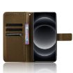 Xiaomi 14 Ultra Brown Diamond Texture Leather Phone Case - 4