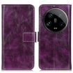Xiaomi 14 Ultra Purple Retro Crazy Horse Leather Phone Case - 1
