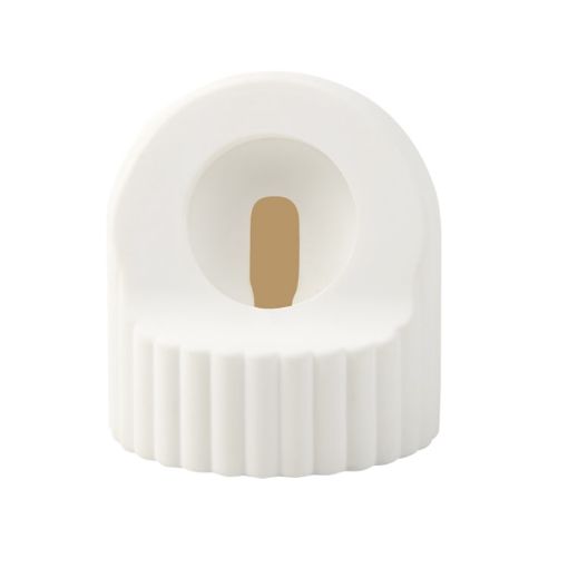 Apple Watch Wave Pattern Silicone Charging Stand - White - 1