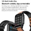 TK12 1.96" IP67 Waterproof Smart Watch with ECG, Bluetooth Call, Blue - 8