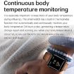 TK12 1.96" IP67 Waterproof Smart Watch with ECG, Bluetooth Call, Blue - 9