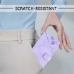 Xiaomi 14 Ultra Light Purple Embossed Leather Phone Case Skin Feel - 7