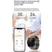 TK20 Smart Watch - 1.39" ECG, Remote Care, Temp Monitor, Blue Silicone Band - 3