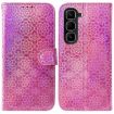 Infinix Hot 50 Pro 4G Pink Leather Magnetic Buckle Phone Case - 1