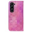 Infinix Hot 50 Pro+ 4G Pink Leather Phone Case with Magnetic Buckle - 3