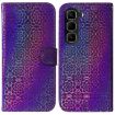 Infinix Hot 50 Pro+ 4G Purple Magnetic Buckle Leather Phone Case - 1