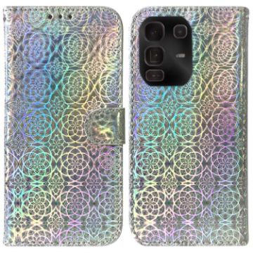 Infinix Note 50 Pro+ Silver Magnetic Buckle Leather Phone Case - 1