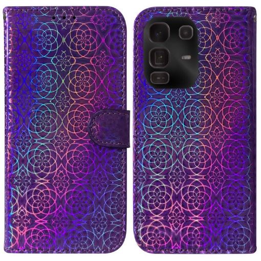 Infinix Note 50 Pro+ Purple Magnetic Buckle Leather Phone Case - 1