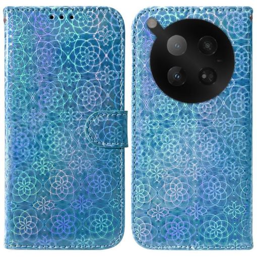 Infinix Zero 40 4G/5G Blue Magnetic Buckle Leather Phone Case - 1