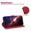 Infinix Hot 50 Pro 4G Red Geometric Embossed Leather Phone Case - 6
