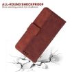 Infinix Hot 50 Pro+ 4G Brown Geometric Embossed Leather Case - 7