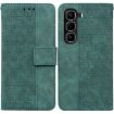 Infinix Hot 50 Pro+ 4G Green Geometric Embossed Leather Case - 1