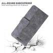 Infinix Zero 40 Geometric Embossed Leather Phone Case Grey 4G/5G - 7
