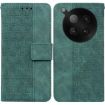 Infinix Zero 40 4G/5G Green Geometric Embossed Leather Phone Case - 1