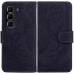 Infinix Hot 50 Pro+ 4G Black Tiger Embossing Flip Leather Case - 1