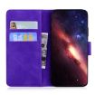 Infinix Hot 50 Pro+ 4G Purple Tiger Embossing Flip Leather Case - 5