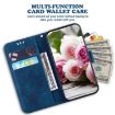 Infinix Note 50 Pro+ Blue Butterfly Rose Embossed Leather Phone Case - 5