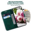 Infinix Note 50 Pro+ Green Butterfly Rose Embossed Leather Case - 5