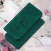 Infinix Zero 40 4G/5G Green Butterfly Rose Embossed Leather Case - 2
