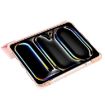 iPad Pro 13 2024 Clear Acrylic 3-Fold Leather Case - Black - 7