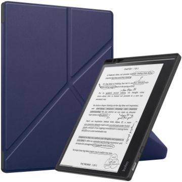 Kobo Elipsa 2E Dark Blue TPU Leather Smart Tablet Case - 1