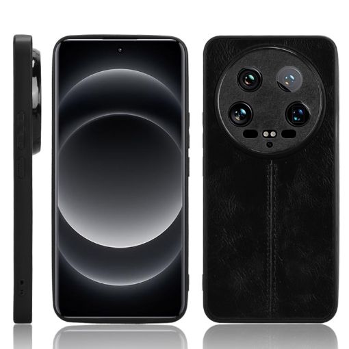 Xiaomi 14 Ultra Black Cow Pattern PC+PU+TPU Phone Case - 1