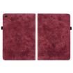 Samsung Galaxy Tab A7 10.4 2020 T500 Butterfly Rose Leather Case Red - 2