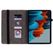 Samsung Galaxy Tab S9+ Red Butterfly Rose Embossed Leather Case - 3