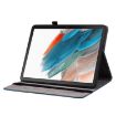 Samsung Galaxy Tab 9+ Dark Blue Butterfly Rose Leather Case - 4