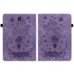 Samsung Galaxy Tab S4 10.5 SM-T830 Purple Butterfly Rose Leather Case - 3