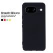 Google Pixel 8 Black Liquid Silicone Shockproof Phone Case - 3