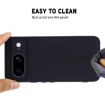 Google Pixel 8 Black Liquid Silicone Shockproof Phone Case - 5