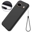 Google Pixel 8a Black Liquid Silicone Shockproof Phone Case - 2