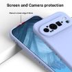 Google Pixel 9 Pro Purple Liquid Silicone Shockproof Phone Case - 3