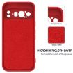 Google Pixel 9 Pro Red Liquid Silicone Shockproof Phone Case - 5