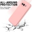 Google Pixel 9a Pink Liquid Silicone Shockproof Phone Case - 5