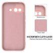 Google Pixel 9a Pink Liquid Silicone Shockproof Phone Case - 6