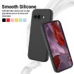 Google Pixel 9a Black Liquid Silicone Shockproof Phone Case - 3