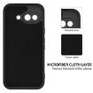 Google Pixel 9a Black Liquid Silicone Shockproof Phone Case - 6