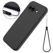 Google Pixel 9a Black Liquid Silicone Shockproof Phone Case - 7