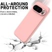Google Pixel 10 Pro XL Pink Liquid Silicone Shockproof Phone Case - 5
