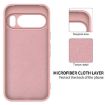Google Pixel 10 Pro XL Pink Liquid Silicone Shockproof Phone Case - 6