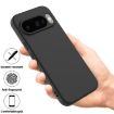 Google Pixel 10 Black Liquid Silicone Shockproof Phone Case - 2