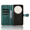 Xiaomi 14 Ultra Green Honeycomb Dot Texture Leather Phone Case - 5