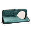 Xiaomi 14 Ultra Green Honeycomb Dot Texture Leather Phone Case - 6