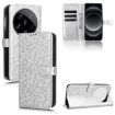 Xiaomi 14 Ultra Silver Leather Phone Case - Honeycomb Dot Texture - 1
