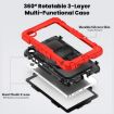 Lenovo Tab K9/One Red Silicone Hybrid PC Case with Shoulder Strap - 3