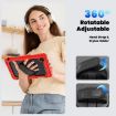 Lenovo Tab K9/One Red Silicone Hybrid PC Case with Shoulder Strap - 7